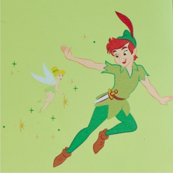 Peter Pan & Tinkerbell Cosplay Backpack & Coin Purse NEW LE Loungefly Disney - Picture 6 of 12